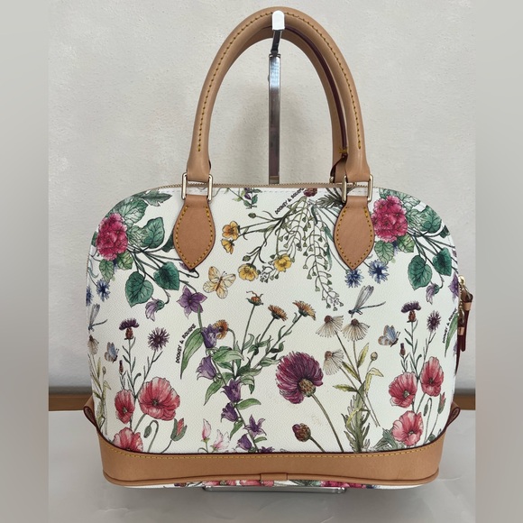 Dooney & Bourke Botanical Floral Satchel NWOT - Picture 4 of 8